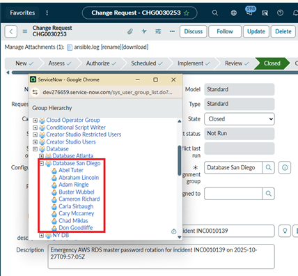 the San Diego database group, un-automated